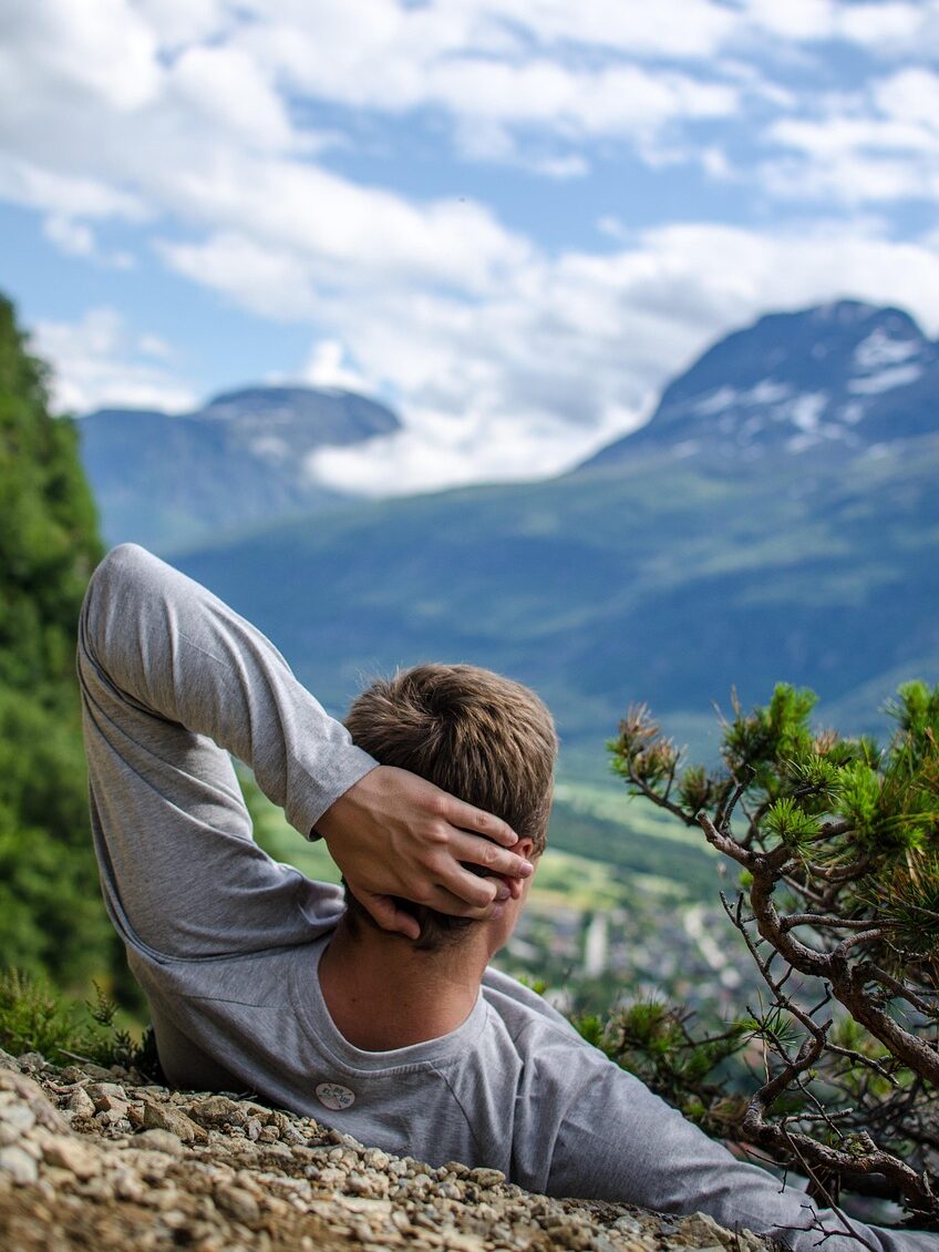 man, hike, nature, relaxation, mountains, top view, travel, man, travel, travel, travel, travel, travel